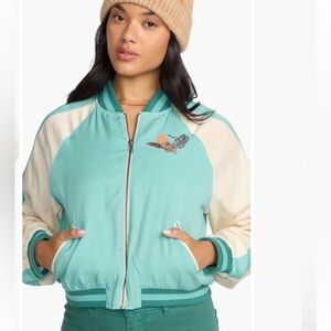 Billabong Dream vacation souvenir bomber jacket, women’s size small